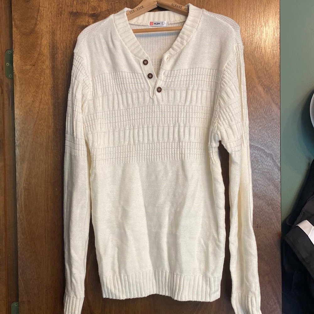 Cream sweater